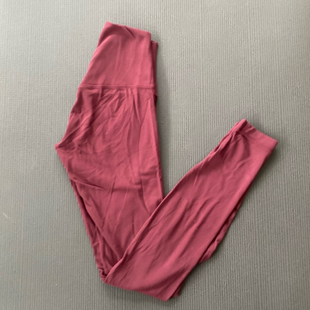 Lululemon align leggings - burgundy colour